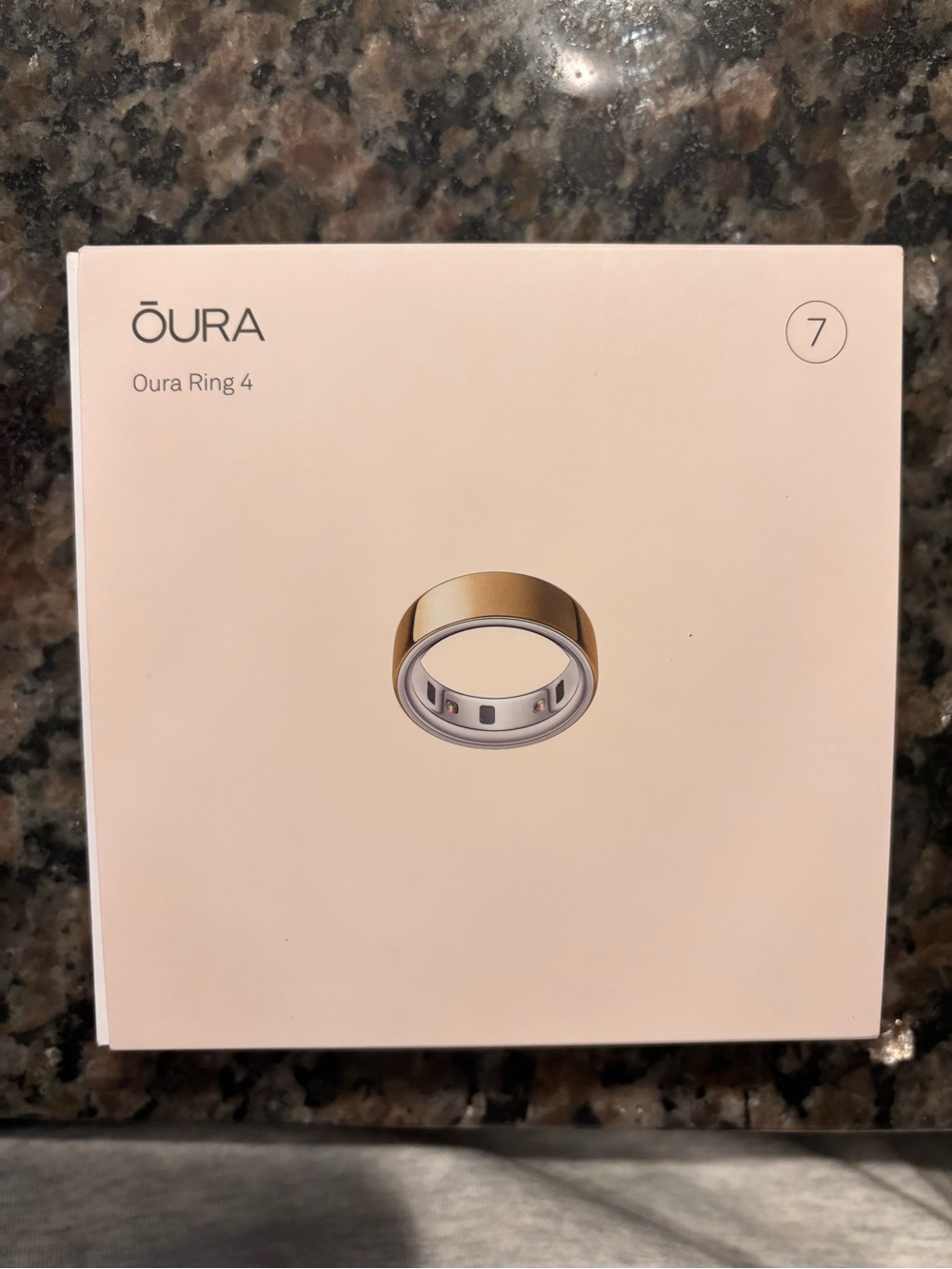 Oura Ring 4 Smart Ring in Gold Finish by Oura